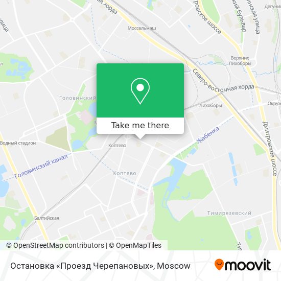 Остановка «Проезд Черепановых» map