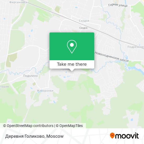 Деревня Голиково map