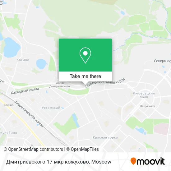 Дмитриевского 17 мкр кожухово map