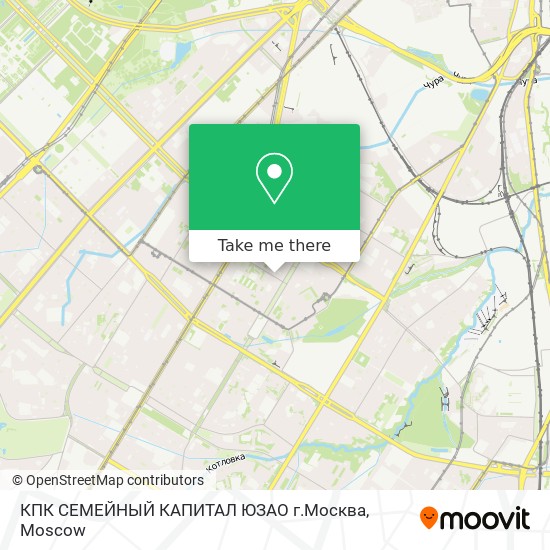 КПК СЕМЕЙНЫЙ КАПИТАЛ ЮЗАО г.Москва map