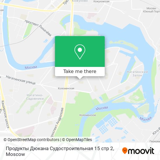 Продукты Дюкана Судостроительная 15 стр 2 map