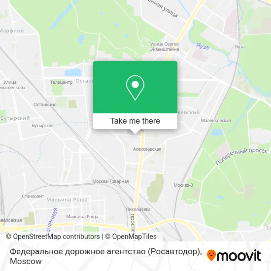 Федеральное дорожное агентство (Росавтодор) map