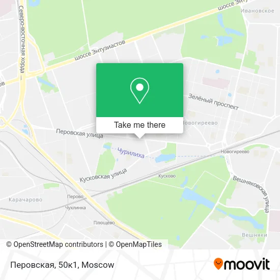 Перовская, 50к1 map