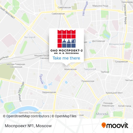 Моспроект №1 map