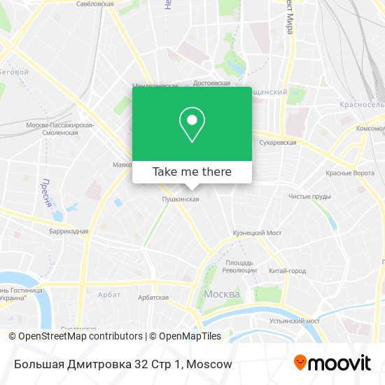 Большая Дмитровка 32 Стр 1 map