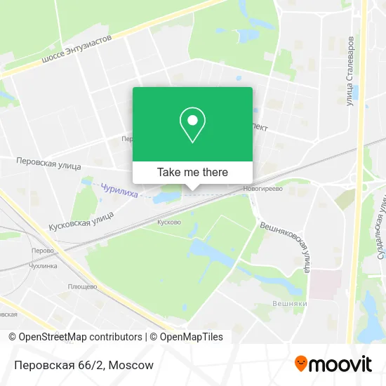Перовская 66/2 map