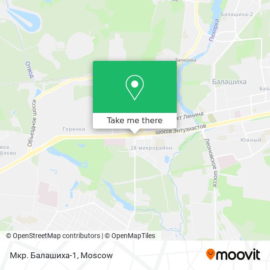Мкр. Балашиха-1 map