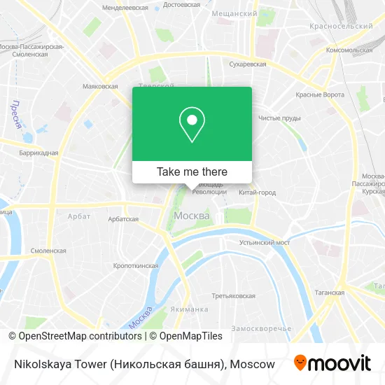 Nikolskaya Tower (Никольская башня) map