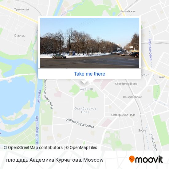 площадь Аадемика Курчатова map