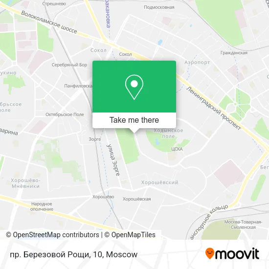 пр. Березовой Рощи, 10 map