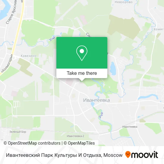 Ивантеевский Парк Культуры И Отдыха map
