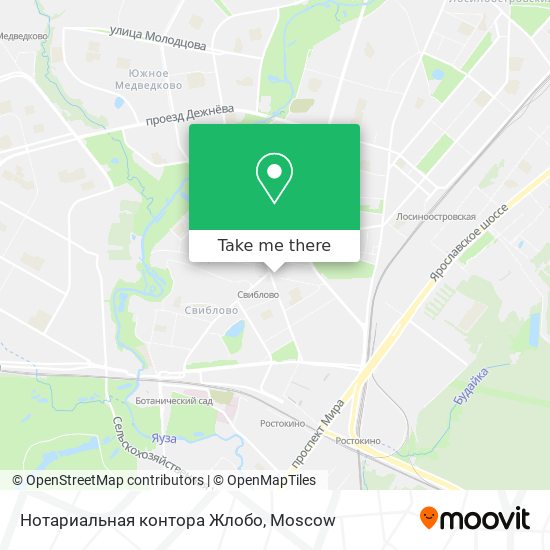 Нотариальная контора Жлобо map