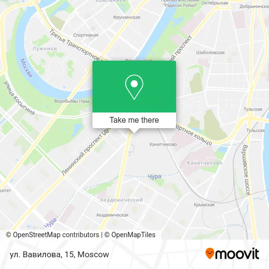 ул. Вавилова, 15 map