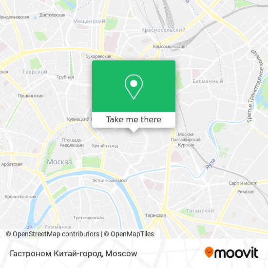 Гастроном Китай-город map