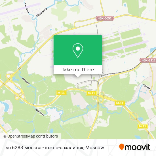 su 6283 москва - южно-сахалинск map