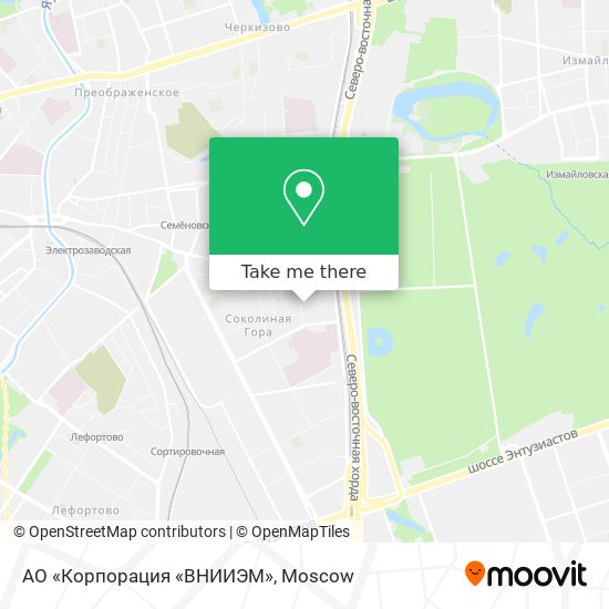 АО «Корпорация «ВНИИЭМ» map
