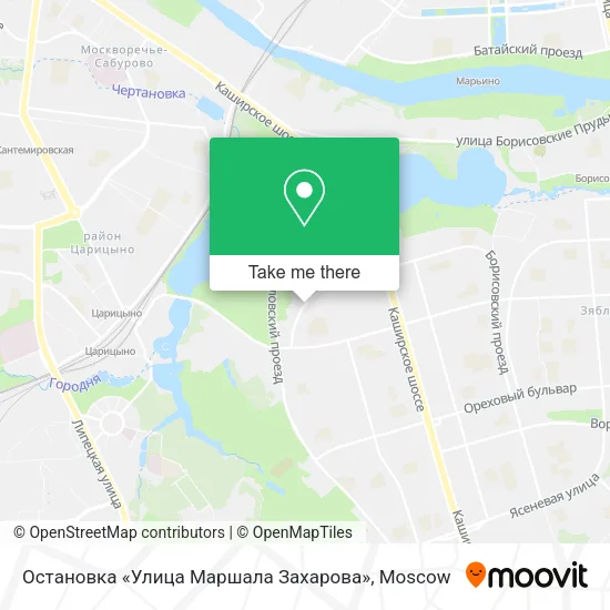 Остановка «Улица Маршала Захарова» map