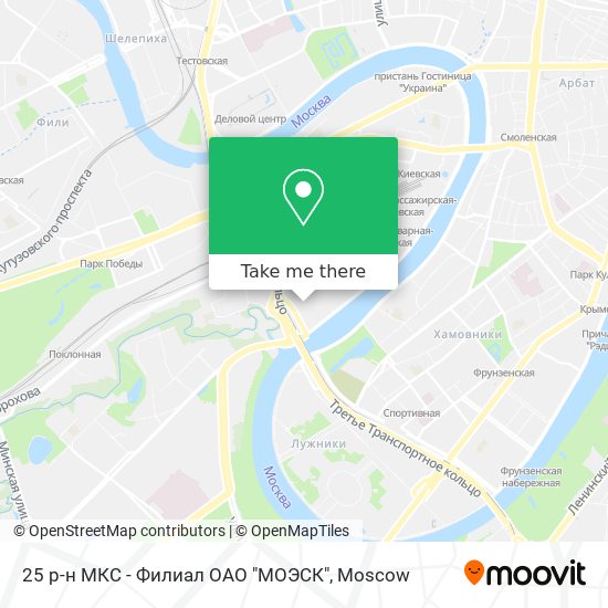 25 р-н МКС - Филиал ОАО "МОЭСК" map