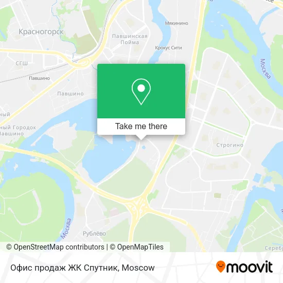 Офис продаж ЖК Спутник map