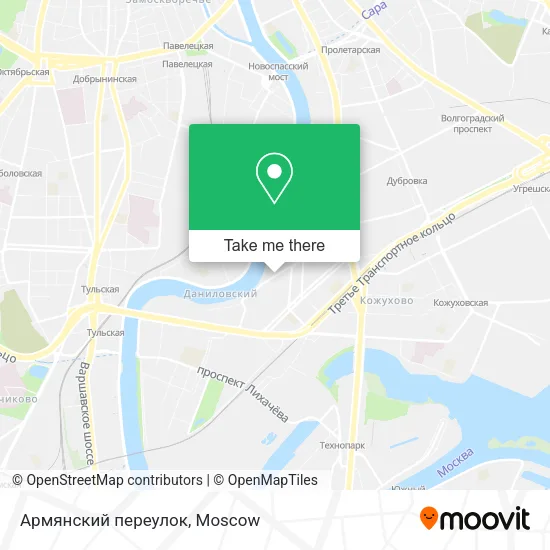 Армянский переулок map