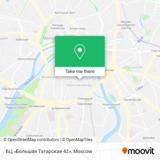 БЦ «Большая Татарская 42» map