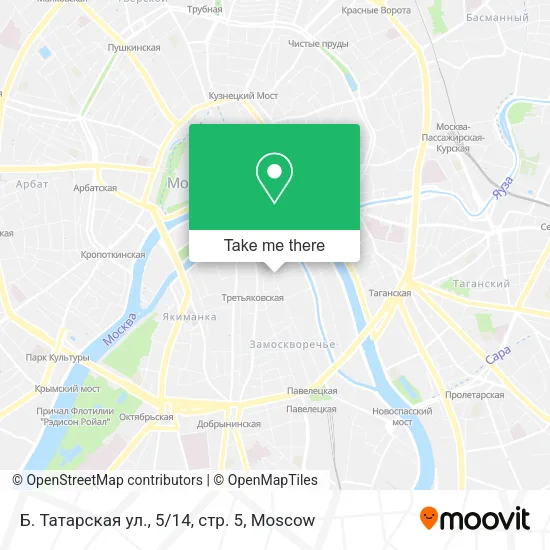 Б. Татарская ул., 5/14, стр. 5 map