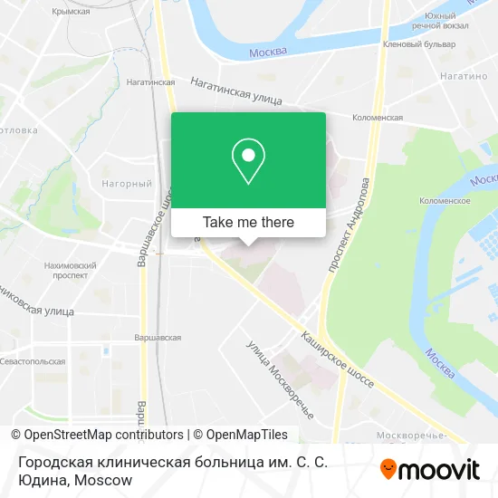 Городская клиническая больница им. С. С. Юдина map