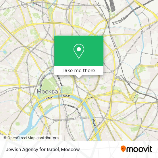 Jewish Agency for Israel map