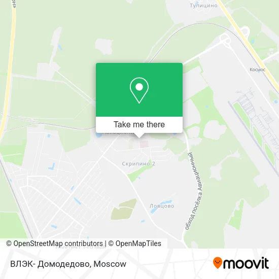 ВЛЭК- Домодедово map