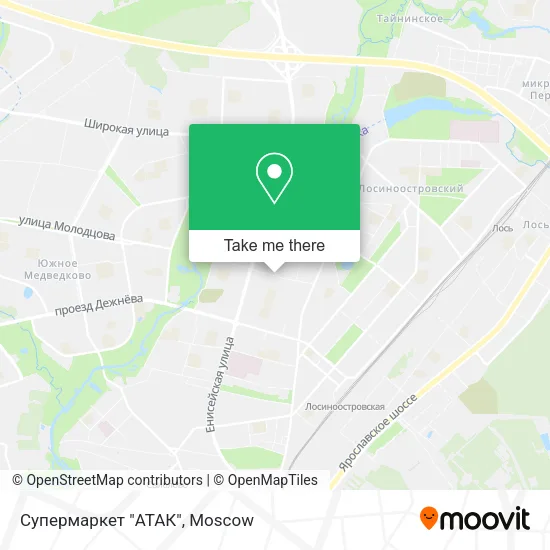 Супермаркет "АТАК" map