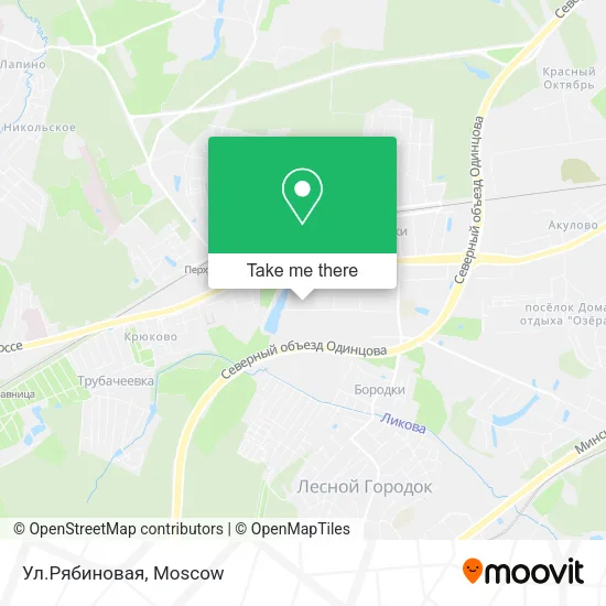 Ул.Рябиновая map