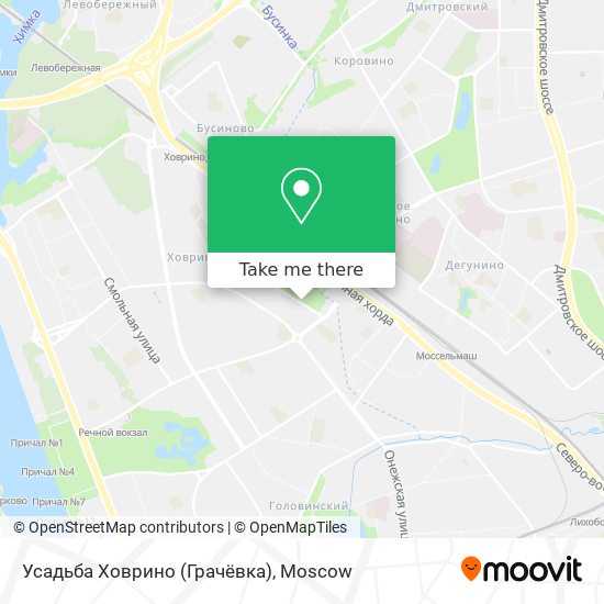 Усадьба Ховрино (Грачёвка) map