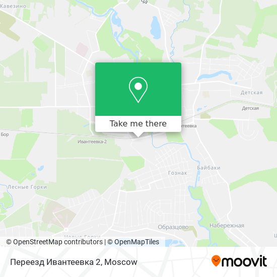 Переезд Ивантеевка 2 map