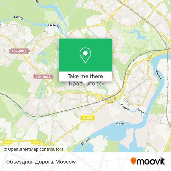 Объездная Дорога map