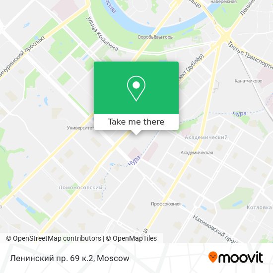 Ленинский пр. 69 к.2 map