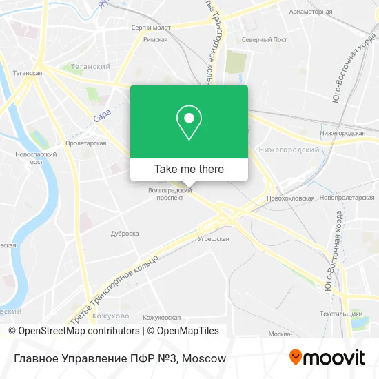 Главное Управление ПФР №3 map
