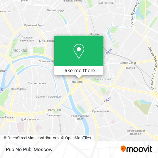 Pub No Pub map