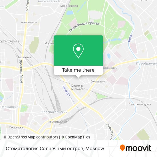 Стоматология Солнечный остров map