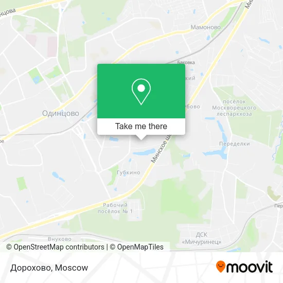 Дорохово map