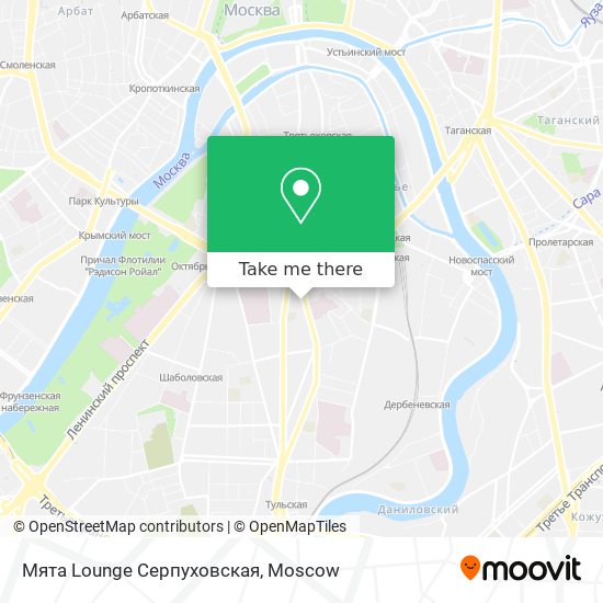 Мята Lounge Серпуховская map