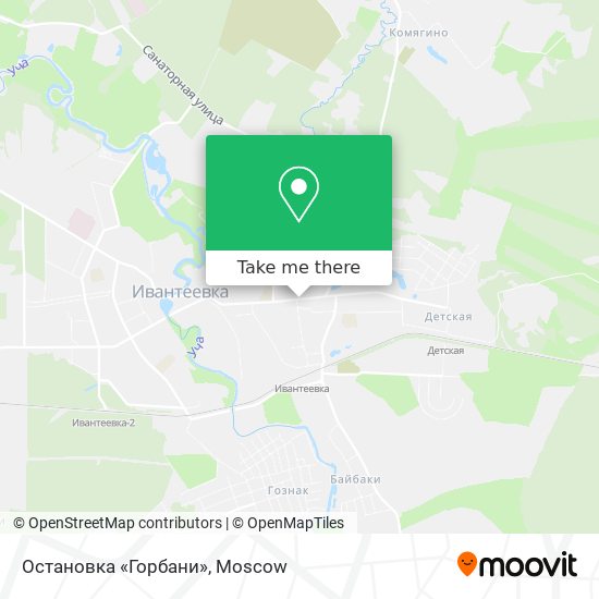 Остановка «Горбани» map