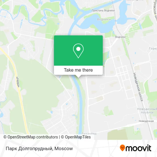 Парк Долгопрудный map