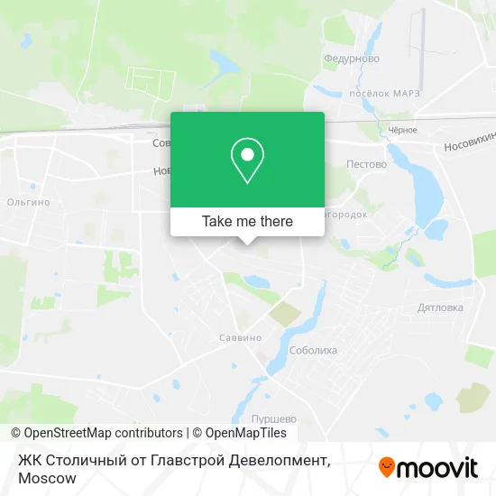 ЖК Столичный от Главстрой Девелопмент map