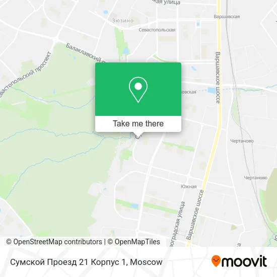 Сумской Проезд 21 Корпус 1 map