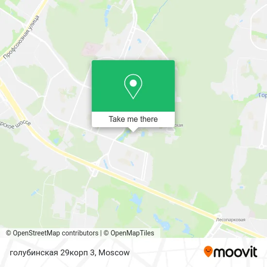 голубинская 29корп 3 map