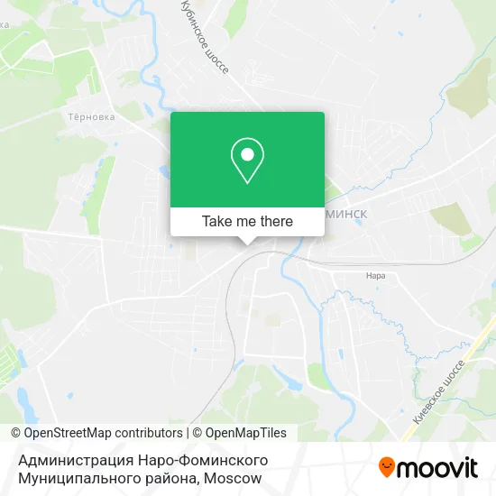 Администрация Наро-Фоминского Муниципального района map