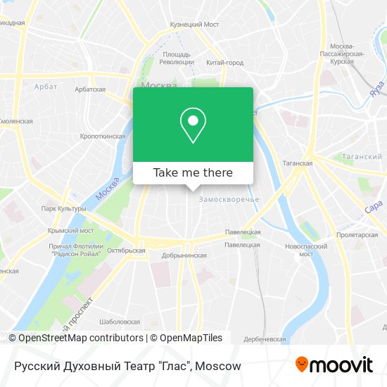 Русский Духовный Театр "Глас" map