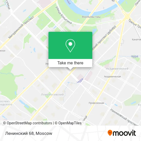 Ленинский 68 map