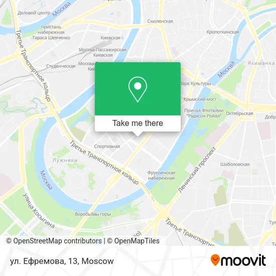 ул. Ефремова, 13 map