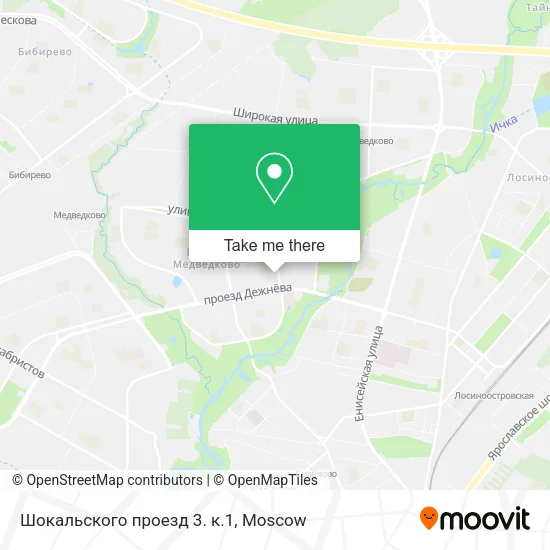 Шокальского проезд 3. к.1 map